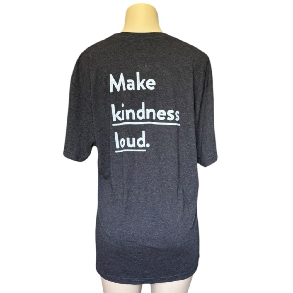 Magnolia Make Kindness Loud Charcoal Gray New Short Sleeve Tee Size XL